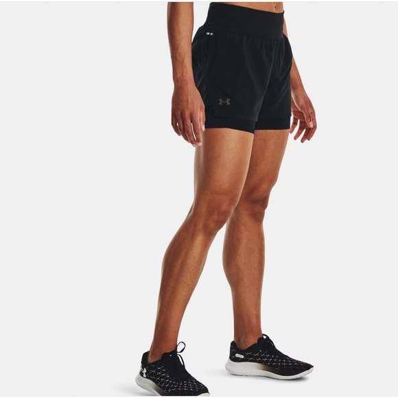 Women's UA Run Stamina 2-in-1 Shorts - Picture 1 of 11